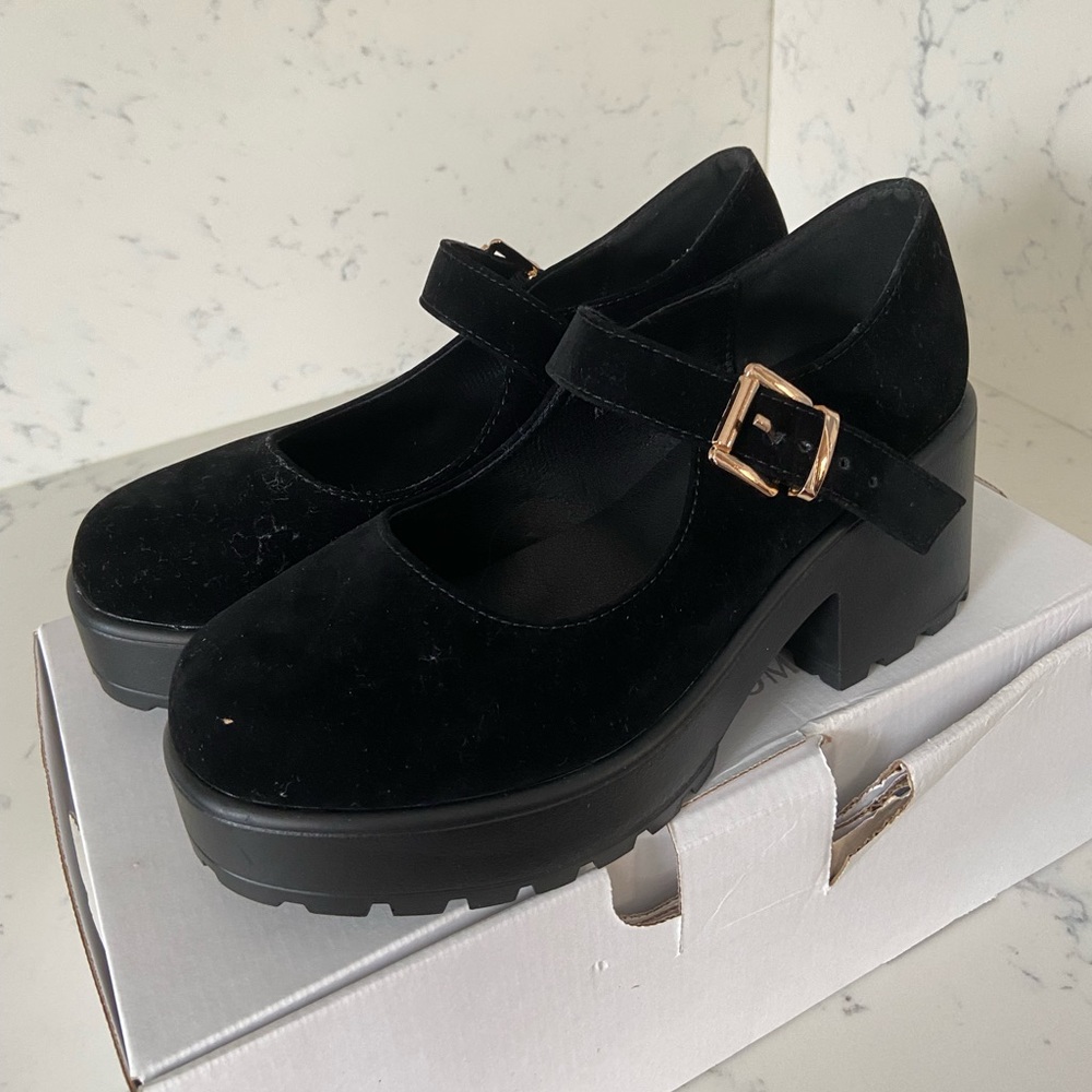 Chunky Platform Mary Janes